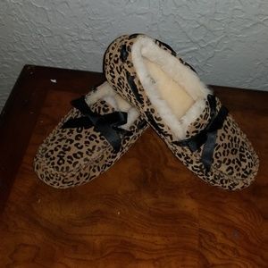 UGG Cheetah slippers.